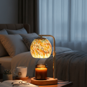 Melted Wax Lamp - Colorful Glass Candle Warmer