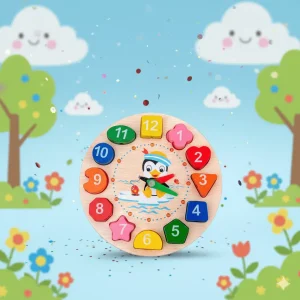Wooden Learning Clock