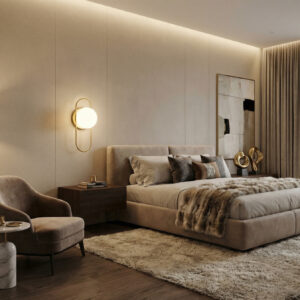 Nordic Golden Wall Lamp-Indoor LED Lighting