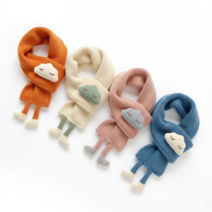 Cute Cloudy warm Muffler For children